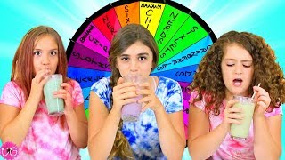 MYSTERY WHEEL OF MILKSHAKES CHALLENGE!!!