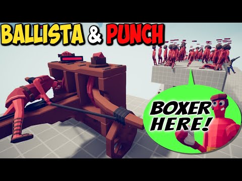 Ballista & Punch! Ballista and Boxer vs Every Faction - Totally Accurate Battle Simulator TABS