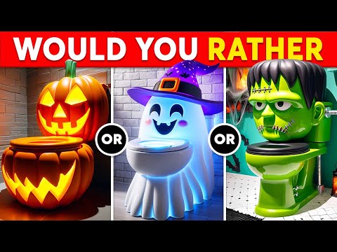 Would You Rather...? Build Your Dream House 👻🏠 Halloween Edition! Hardest Choices Ever | Moca Quiz