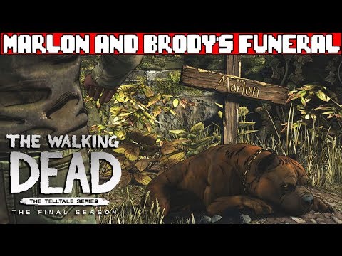 Marlon & Brody's Funeral - THE WALKING DEAD SEASON 4