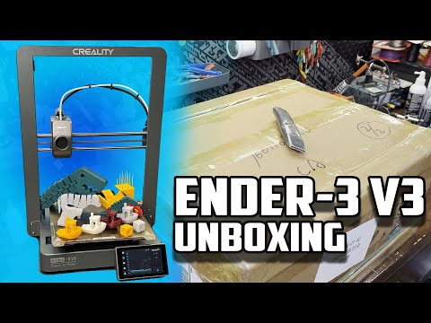 Ender3 V3 Unboxing & First Impressions!