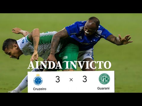 Cruzeiro 3x3 Guarani melhores momentos "jogo acirrado"