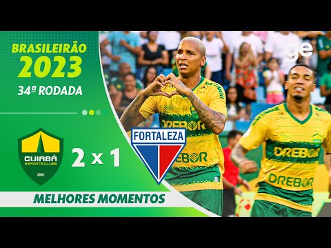 Gols e lances de Cuiabá x Fortaleza