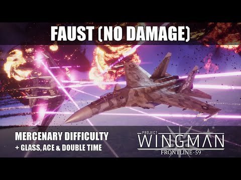 Faust (No Damage, Mercenary + Glass / Ace / Double) - Project Wingman: Frontline-59