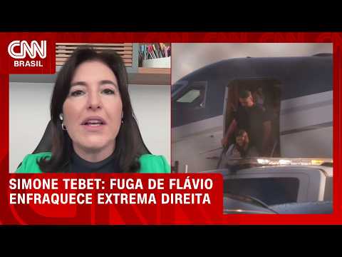 Simone Tebet fala sobre fuga de Flávio e expectativas para o próximo governo Lula | BASTIDORES CNN