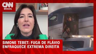Vídeo: Simone Tebet fala sobre fuga de Flávio e expectativas para o próximo governo Lula | BASTIDORES CNN