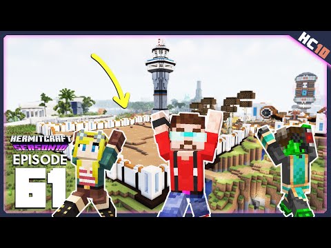 BASE EXPANSION & FUN WITH FRIENDS! | HermitCraft 10 | Ep 61