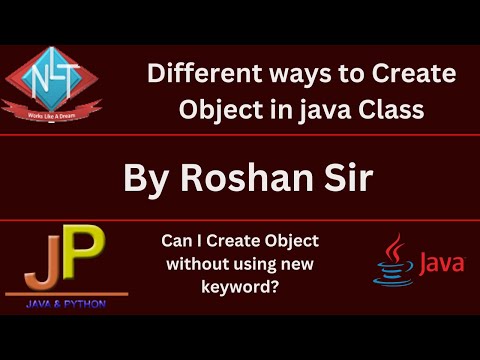 Different Ways To Create An Object In Java Java Javahack Object
