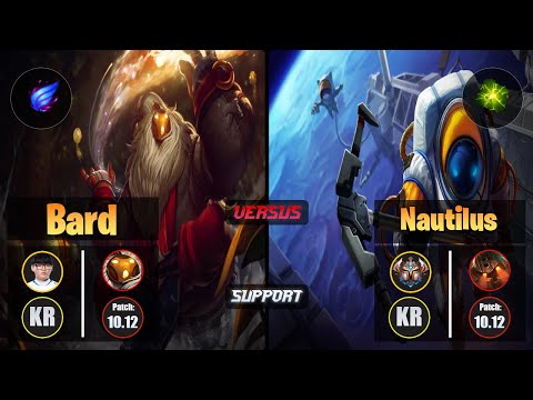 Hoit BARD (Support) [Phase Rush] VS NAUTILUS - Challenger KR Patch 10.12
