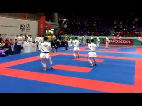 42nd Junior European karate championships - Team kata male - Spain - suparinpei