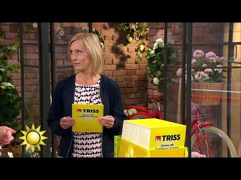 "Trodde inte det var sant när jag tog trisslotten" - Nyhetsmorgon (TV4)