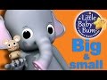 Big And Small Song Nursery Rhymes For Babies By LittleBabyBum ABCs And 123s