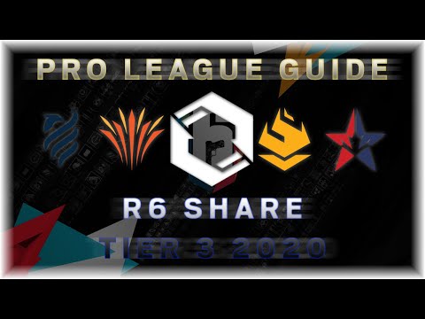 R6SHARE Tier 3 2020 - R6 Pro League Skin Guide