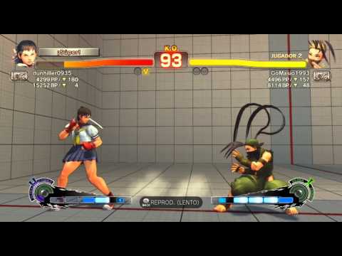 dunhiller0935 (Sakura) vs Gomasio1993 (Ibuki) - USF4