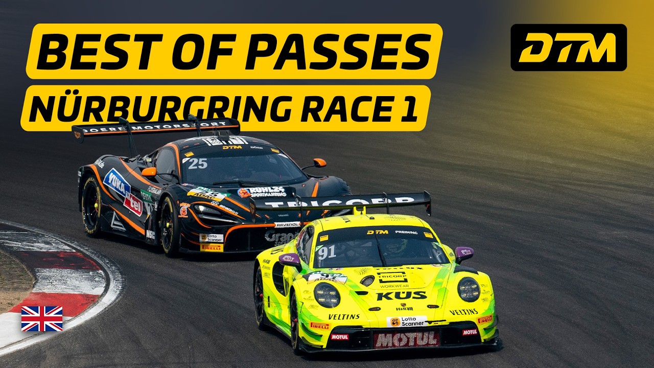 DTM Nürburgring 2026: Best Overtakes & On-Track Battles | Race 1 🔄