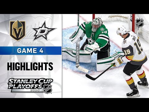 NHL Highlights | WCF, Gm4 Golden Knights @ Stars - Sept. 12, 2020