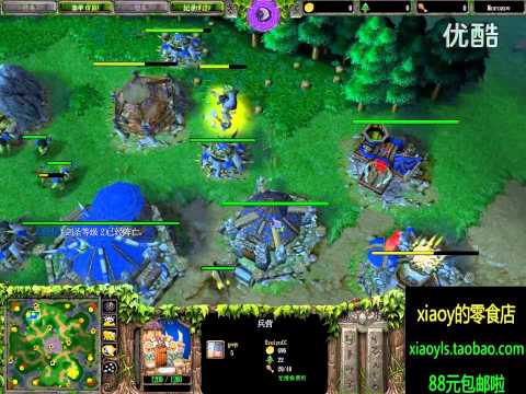 【无情剑客】魔兽争霸xiaoy解说WFC xiaokk vs coolxian TM