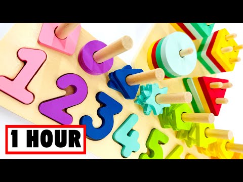 Ultimate Learning Shapes Video for Kids | Toddlers Learn Colors, Numbers & Counting 1 to 10
