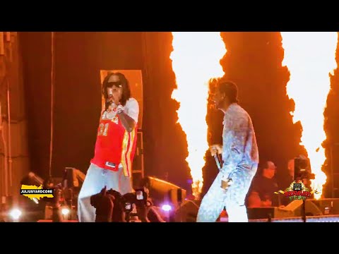VYBZ KARTEL share stage with MASICKA at State Farm Arena in Atlanta