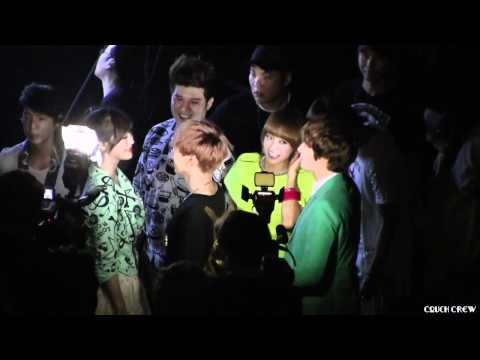 120520 f(x) & Super Junior Backstage  @ SMT'LA(2)