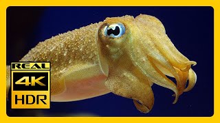 Colorful Blowfish 4k Wonders Aquarium For Meditation RELAXING MUSIC Real 4K HDR Screensaver