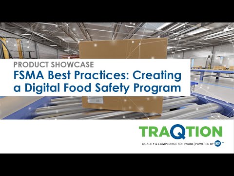 FSMA Best Practices: Creating a Digital Food Safety Program
