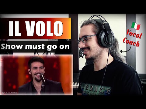 IL VOLO Ignazio "Show Must Go On" // REACTION & ANALYSIS by Vocal Coach