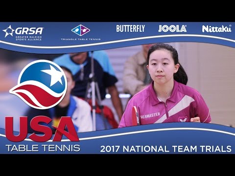 2017 US National Team Trials Day 3 - Angela Guan vs. Crystal Wang (Final) Highlights