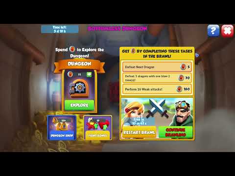 Dragon Mania Legends BOTTOWLESS DUNGEON #101