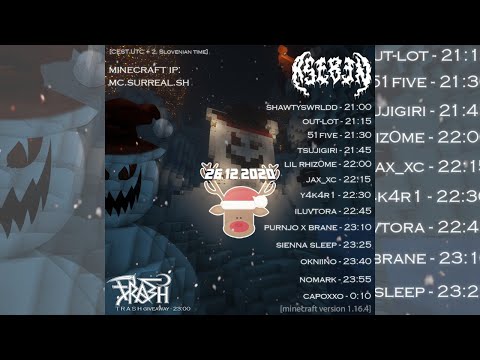 NEBESA MINECRAFT RAVE (CHRISTMAS EDITION) Capoxxo, Nomark, Okniino and more!!!