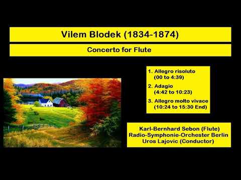 Vilem Blodek (1834-1874) - Concerto for Flute