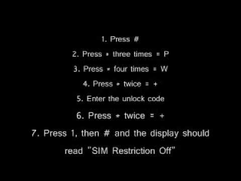 Nokia 5310 unlock CODE