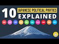 ALL Japanese Political Parties EXPLAINED 2024 Current