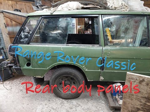 Range Rover classic - Rear outer wing repairs, fuel filler pipe repair and sidey slidey windows ep24