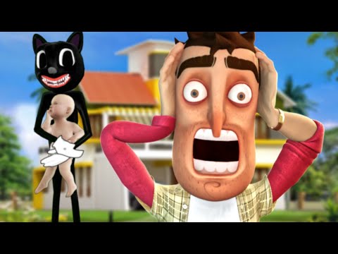 CARTOON CAT ATE MY BABY IN GMOD?! (Garry's Mod Gameplay Roleplay)
