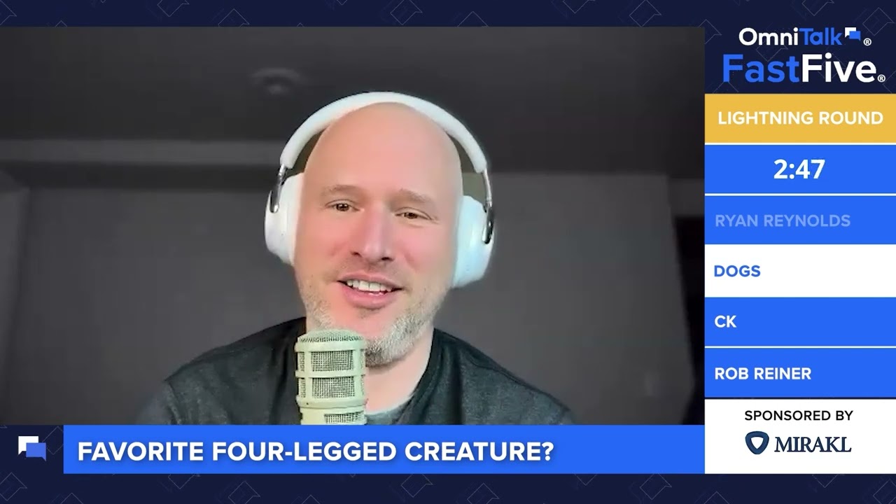 Lightning Round: Ryan Reynolds at NRF, Puppy Yoga & Rob Reiner's Greatest Hits | Fast Five Shorts