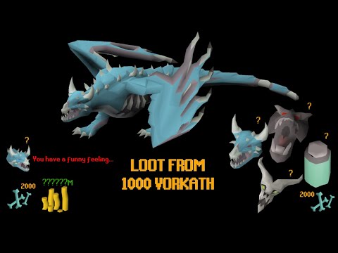 Loot from 1000 Vorkath! You won't believe my rng!! Insane luck! OSRS.