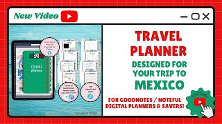 Plan Your Mexico Trip Like a Pro | Digital Planner for Travelers