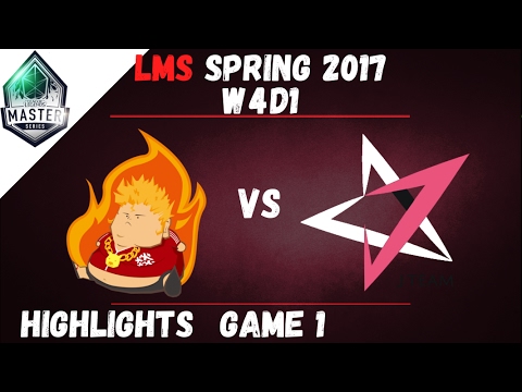 FB vs JT Highlights Game 1 LMS Spring W4D1 2017 Fireball vs J Team