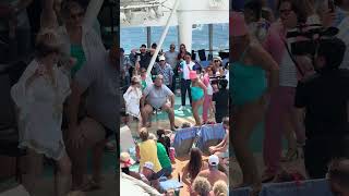 “Big Sexy” in the Mr. Sexy Legs Competition on Norwegian Encore