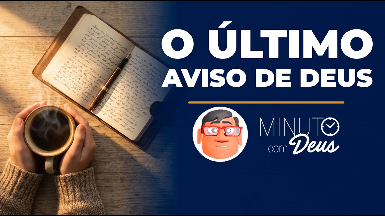 OUÇA O ÚLTIMO AVISO DE DEUS - Minuto com Deus de Hoje