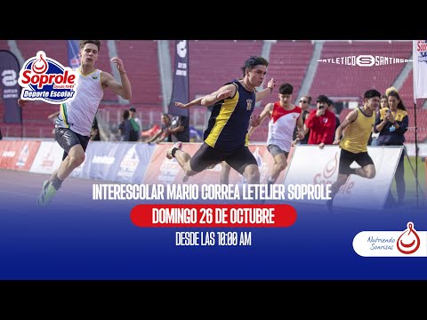 EN VIVO: JORNADA 3 INTERESCOLAR FINAL MARIO CORREA LETELIER SOPROLE