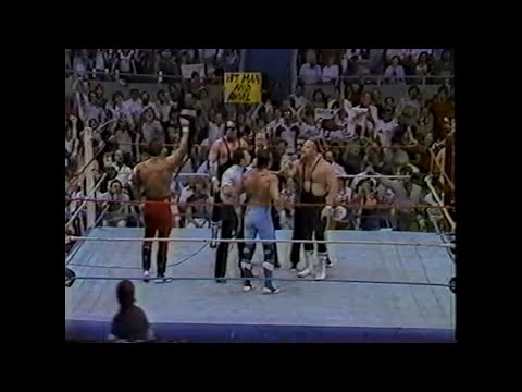 British Bulldogs vs Hart Foundation   All Star Wrestling May 18th, 1986