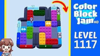 Color Block Jam Level 1117 Solution Walkthrough