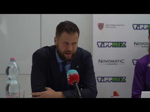 2022. 10. 22. Sopron Basket - Vasas Akadémia, sajtótájékoztató