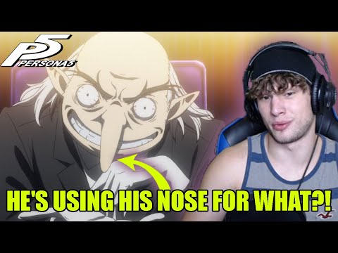 THIS DUDE IS USING HIS NOSE FOR WHAT?!? | Persona 5 Blind Gameplay
