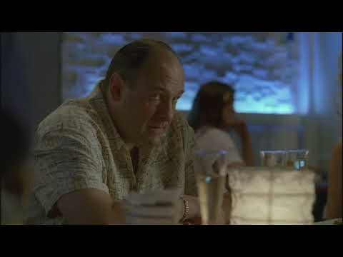 Tony and Paulie have dinner with Beansie - The Sopranos HD