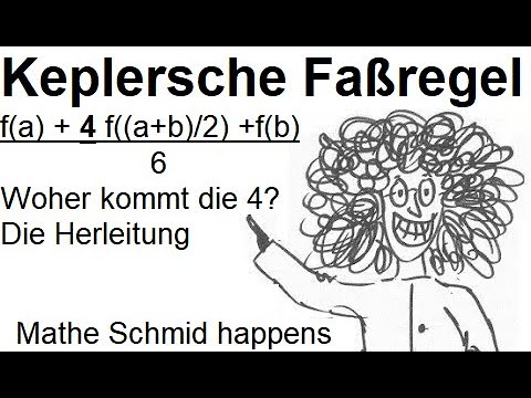 Keplersche Fassregel (Simpsonregel) mit Herleitung der Formel und der Konstanten 'vier' | Mathematik