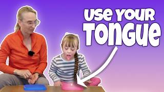 Weak Tongue Control? Try This Easy Oral Motor Activity 👱🏻♀️👅 | Low Tone PT # 210