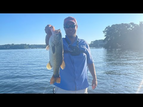 Lake Murray, SC bass fishing